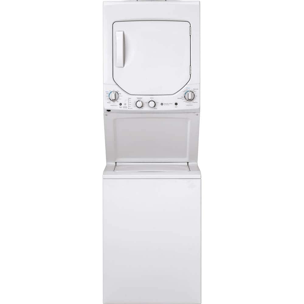 GE GUD24GSSMWW 24 Inch Compact Gas Laundry Center Washer Dryer White