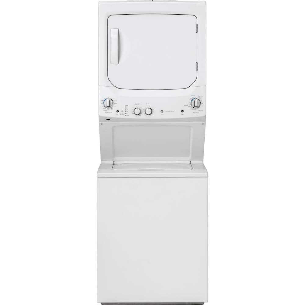 GE GUD27GSSMWW 27 Inch Gas Laundry Center Washer Dryer Combo White