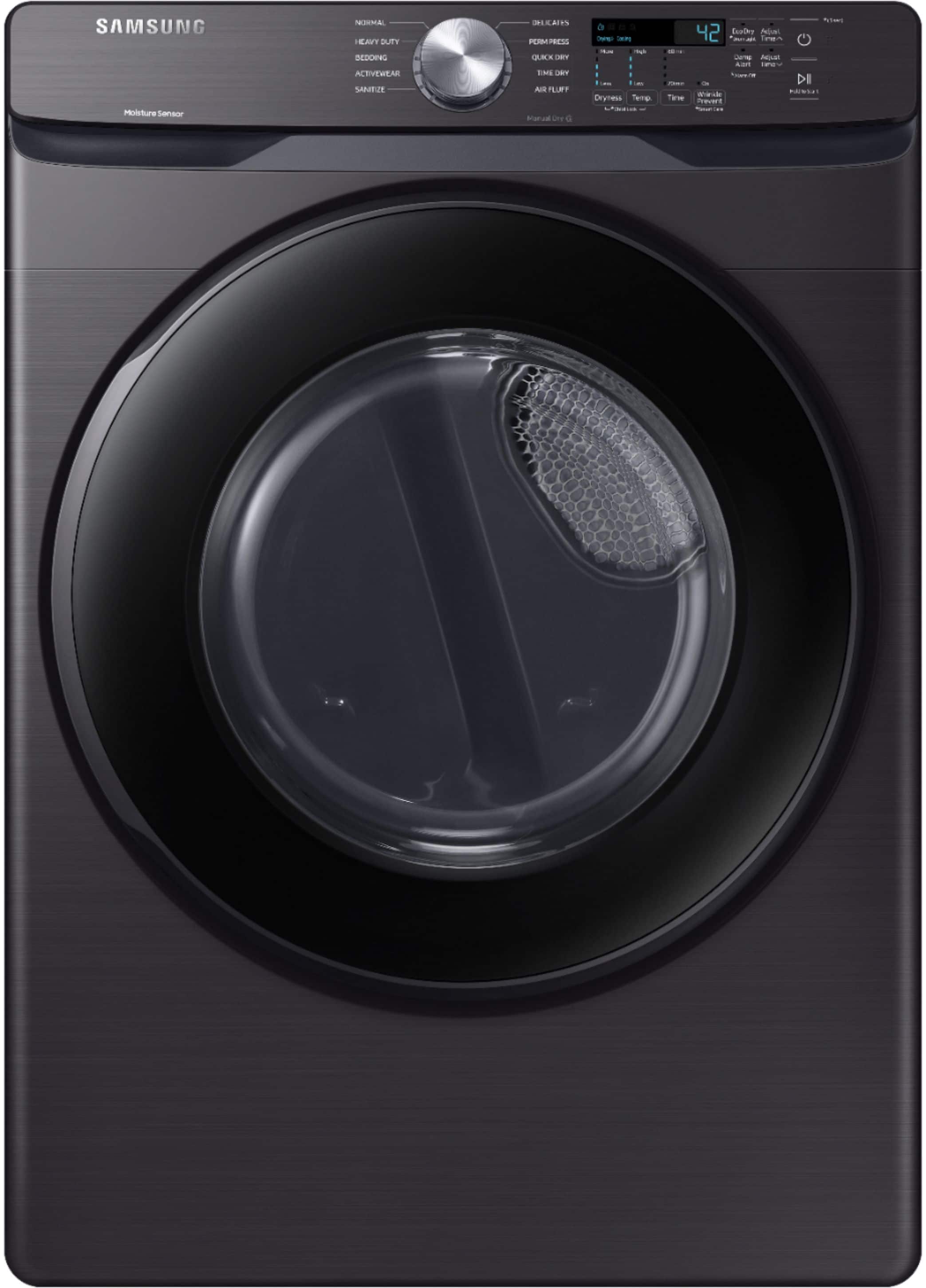 Samsung DVE45T6000V Electric Dryer Black Stainless Steel Large Capacity