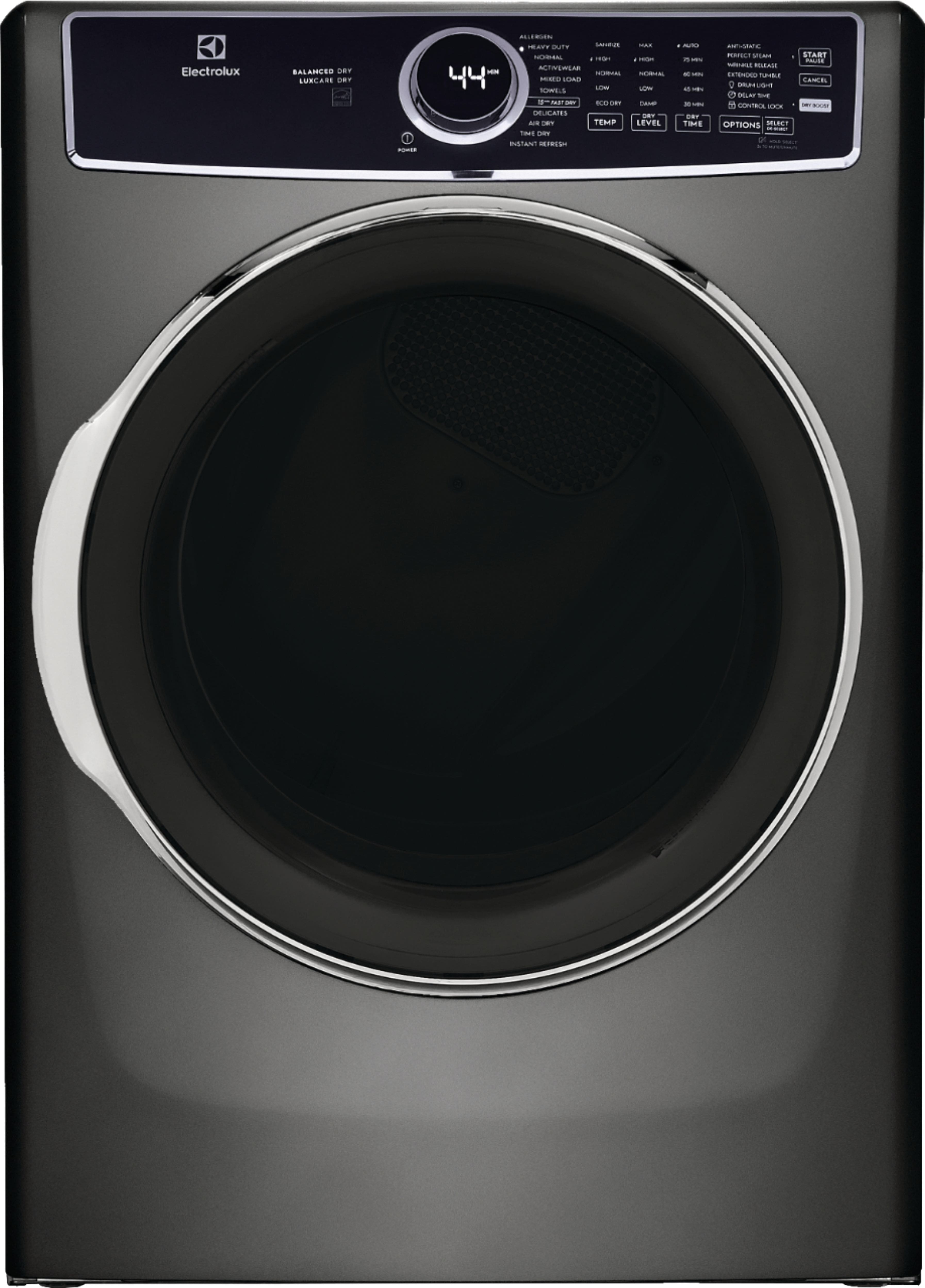 Electrolux ELFE7437AT Front Load Electric Dryer Titanium Steam Refresh