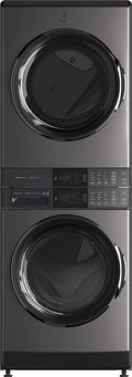 Electrolux ELTE7600AT Laundry Tower Front Load Washer Dryer Titanium Steam