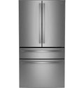 GE PGD29BYTBFS 4 Door French Door Refrigerator Black Stainless Steel