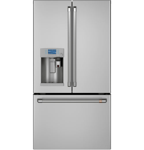 Cafe CYE22UP2MS1 French Door Refrigerator (Temporary Stock Photo) - Scratch & Dent Open Box | Counter Depth Refrigerator - Detroit