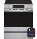 GE Profile PHS700AYFS 30 inch fingerprint-resistant stainless steel smart slide-in induction range available as a new scratch-and-dent deal at Deals Depot in Detroit