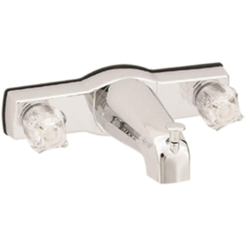 Empire Brass U-YJW68 8 inch Chrome RV Tub Shower Diverter Faucet with Crystal Handles