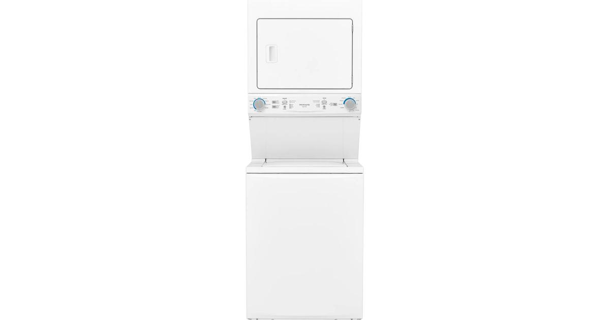 Frigidaire FLCE7522AW Electric Stacked Laundry Center (Temporary Stock Photo) - Scratch & Dent Open Box | Apartment - Detroit