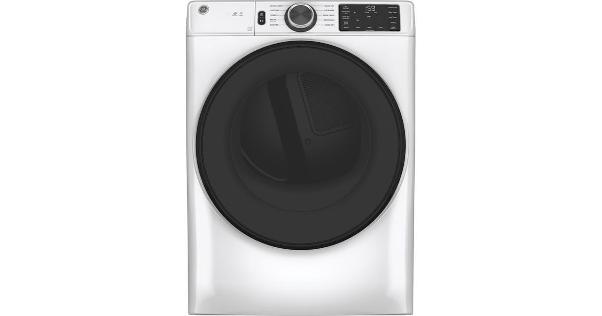 GE GFD55ESSNWW Front Load Electric Smart Dryer (Temporary Stock Photo) - New Open Box | Steam - Detroit