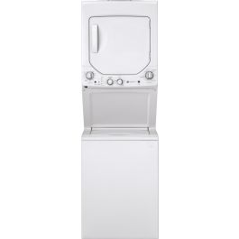 GE GUD24GSSMWW Compact Gas Laundry Center (Temporary Stock Photo) - Scratch & Dent Open Box | 24 Inch - Detroit