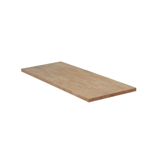 8 ft Hevea Butcher Block Countertop Unfinished Solid Wood