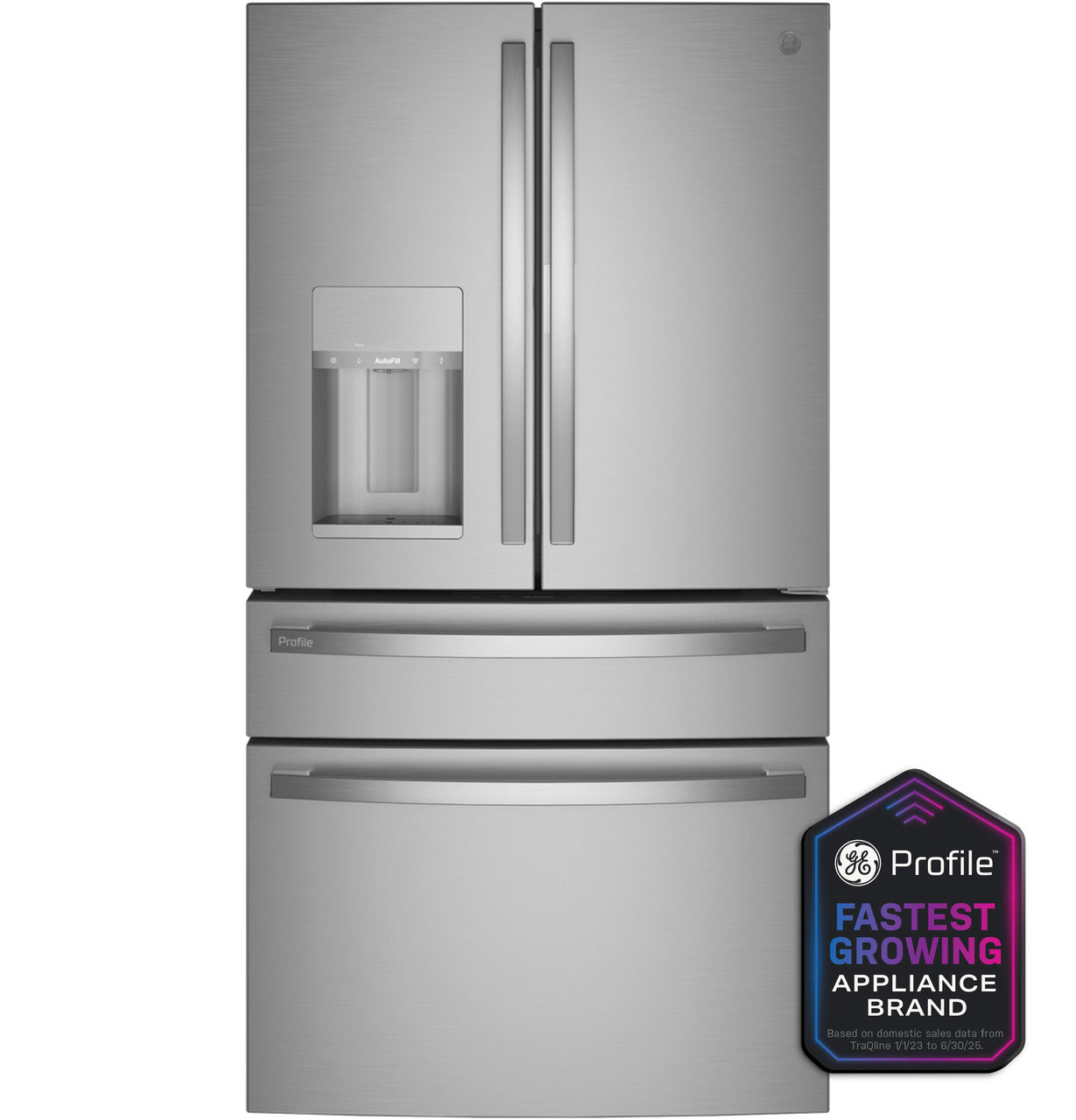 GE Appliances PVD28BYNHFS 4-Door French Door Refrigerator (Temporary Stock Photo) - Open Box - Excellent Condition | AutoFill Water - Detroit