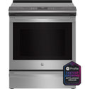 GE Profile PHS930YPFS 30 inch fingerprint-resistant stainless steel smart slide-in induction range available as a new scratch-and-dent deal at Deals Depot in Detroit