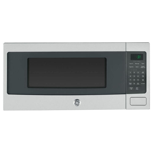 GE Profile 1.1 Cu. Ft. Countertop Microwave Stainless Steel PCHK11S1WSS – Front View