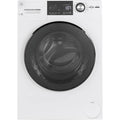 GE GFW148SSMWW 24 inch white compact front load washer available as a new scratch-and-dent deal at Deals Depot in Detroit