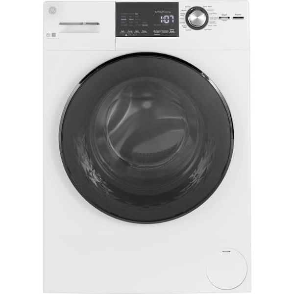 GE GFW148SSMWW washer and GFT14ESSMWW ventless dryer compact laundry set available as a new scratch-and-dent deal at Deals Depot in Detroit